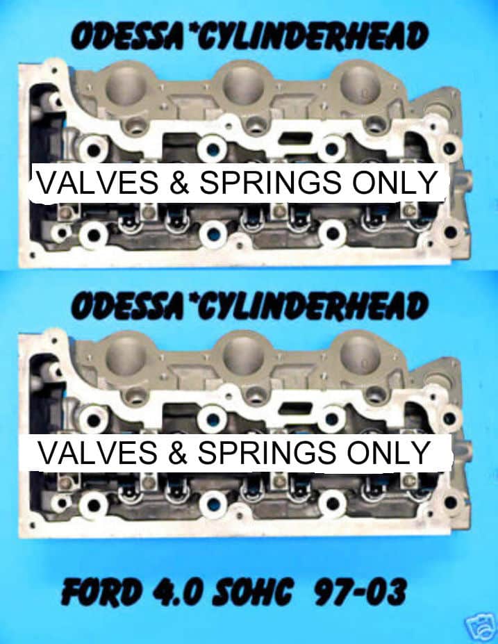 NEW JEEP CHEROKEE 4.0 0331 7120 0630 CYLINDER HEAD VALVE SIZE INT 2.02 EX  1.62 NO CORE