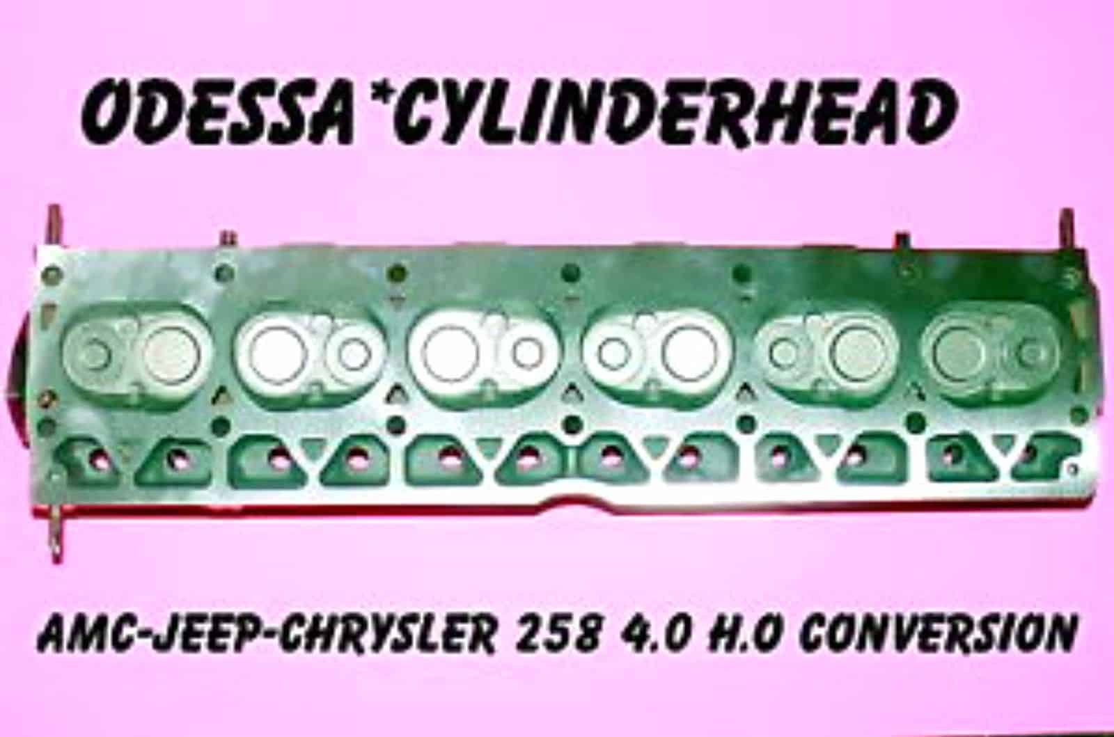 AMC JEEP CHRYSLER 258 4.0 H.O CONVERSION CYLINDER HEAD REBUILT